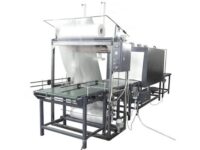 Оборудование для упаковки корзин с подарками для детей в пленку