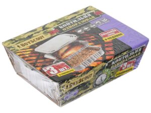 Упаковка одноразовых коптилен в термоусадочную пленку