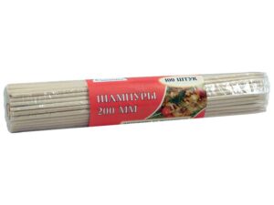 Упаковка шампуров в термоусадочную пленку