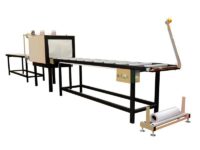 Оборудование для упаковки сетки в рулонах в пленку