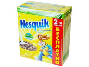 Упаковка коробок с сухими завтраками в термоусадочную пленку