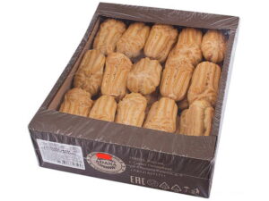 Упаковка лотков с эклерами в термоусадочную пленку